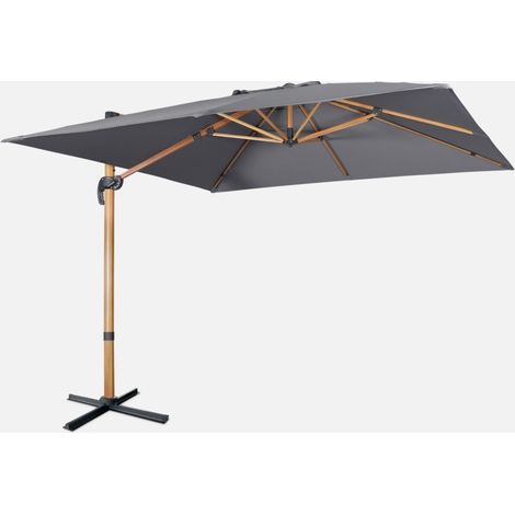 Parasol cuadrado excéntrico, 3x3m