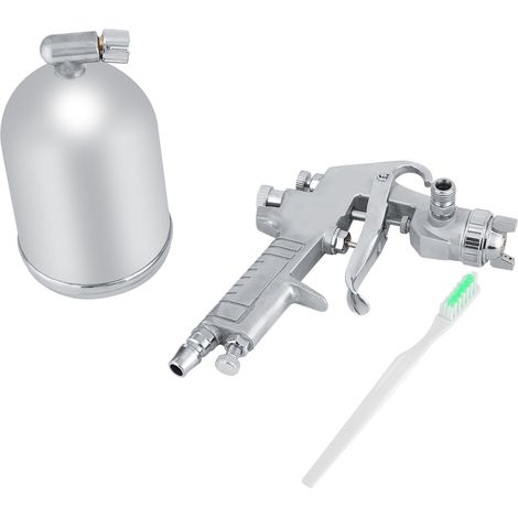 Pistolet à peinture pneumatique portable à alimentation par gravité de 400 cm3 avec buse de 1,5 mm (1/5)