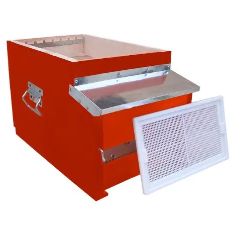 Arnia 1080A Dadant-Blatt 7 favi nomadismo fondo fisso antivarroa - Rosso mattone