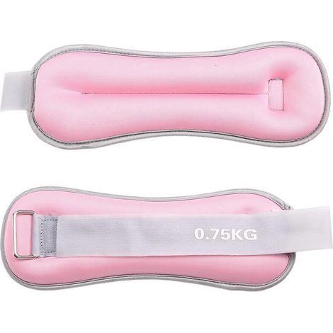 Ensemble de 2 poids de 750 g pour poignets/chevilles, pour femmes et hommes sangles de poids modulaires pour les jambes, idéales pour le yoga, la marche, le jogging et l’aérobic. (1/5)