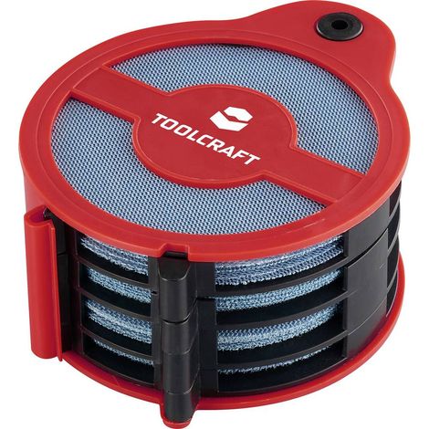 TOOLCRAFT 35 Stk. TO-10674222 Rete per levigatrici multiple a strappo Dimensione dei grani 80, 120, 180, 240 (L x L x A (1/5)