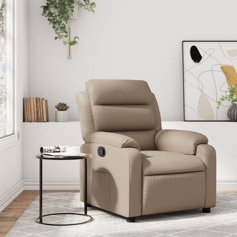 Relaxsessel Cappuccino-Braun Kunstleder (1/5)