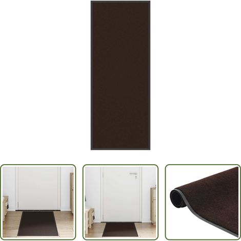 Paillasson anti-dérapant - Paillasson marron 60x150 cm (1/5)