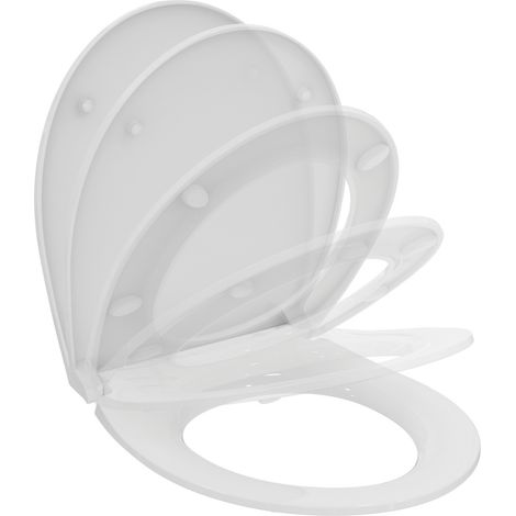Ideal Standard Tirso asiento de inodoro, sandwich, cierre suave, (1/5)