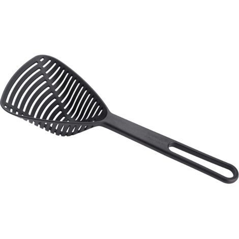 Cuchara coladora Joseph Joseph Duo Spoon Colander Black, diseño moderno y funcional, ideal para escurrir alimentos con facilidad, resistente y práctico para tu cocina