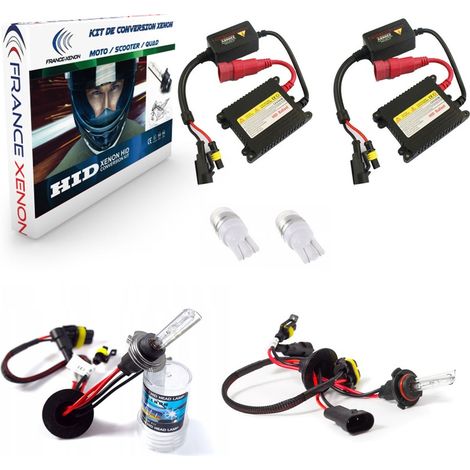 Pack xénon HB3 + H7 8000K - moto (1/2)