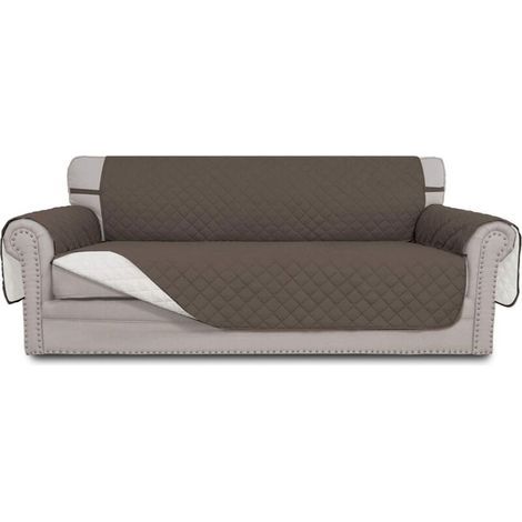 Wendbarer Sofabezug – geeignet für Haushalte mit Haustieren – 1 Stück / Schokoladenbraun / 167 x 190 cm (1/5)