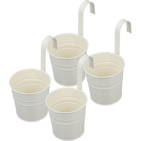 Stück Eisen Blumentöpfe zum Hängen mit Aufhängung 10 X 10 X (1/5)