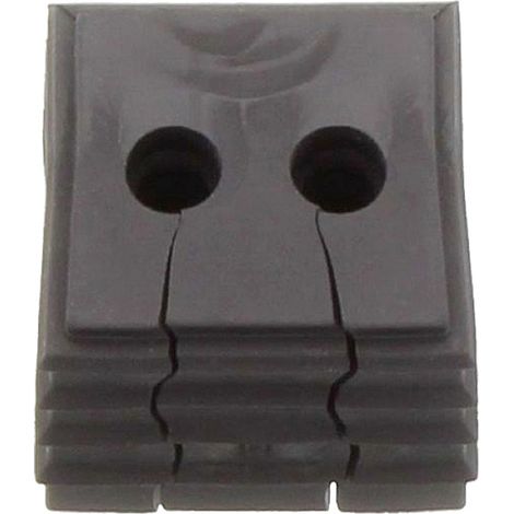 CONTA-CLIP KDS-DE 2X4-5 BK Dichtelement Thermoplastisches Elastomer Schwarz 10 St.