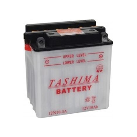 Batterie Plomb Tashima 12v, 10a. L: 135, L: 90, H:145mm, + à Droite Pour Motos. (livrée Sans Acide). - Batterie à Mettre En Acid