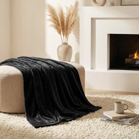 Couverture - 150x200 cm - Microfibre Double Face - OEKO-TEX Standard 100 - Pour Canapé Lit Ou Camping - 1 Pièce (1/5)