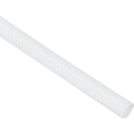 Isolation Tresse Manchon 16.4Pied-2.5mm Silicone Beige (1/5)