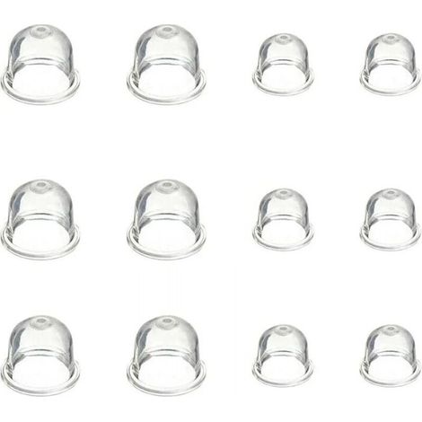 12 pezzi di primer per carburatore, 19 mm e 22 mm, primer per carburatore, accessori per decespugliatore, motosega, soffiatore, tosaerba