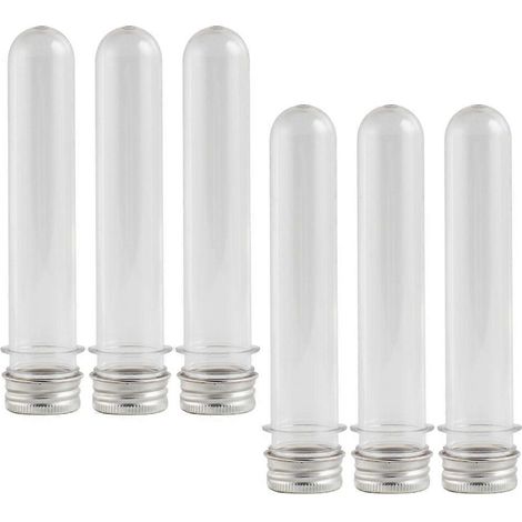 Organisateur de lacets de chaussures en plastique, lot de 6, rangement portable, pot transparent 14 x 2,5 x 2,5 cm (1/5)