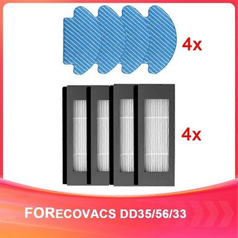 Filtre de ECOVACS DD35/56/33 Robot Aspirateur Cleaners Accessoires Filtres and Mops de remplacement Supplies (1/5)