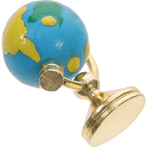 Mini Globe Terrestre en Résine pour Décoration de Maison de Poupée, Design Réaliste et Fonction Pratique, Accessoire pour Mini Maison (1/5)