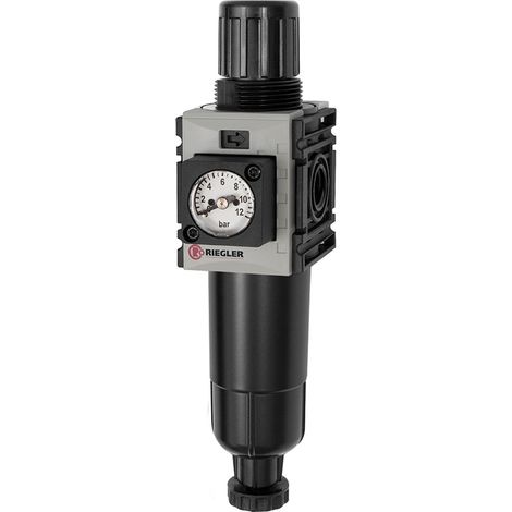 Riegler Filterregler »FUTURA-mini«, M-Beh., Kompaktmano, HA, G 1/4, 0,5-8 (1/4)
