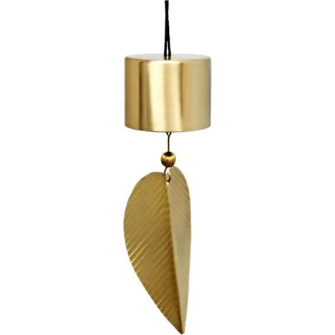 Carillon à vent libellule en cuivre, décoration extérieure pour balcon, jardin et terrasse (1/5)