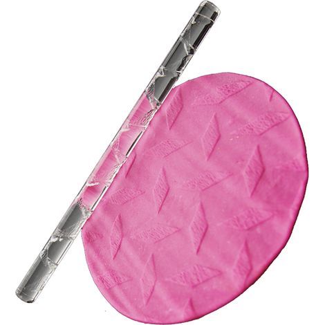 Rouleau à pâtisserie acrylique de haute qualité pour fondant et pâte à modeler, idéal pour DIY gâteaux, référence 17 (1/5)