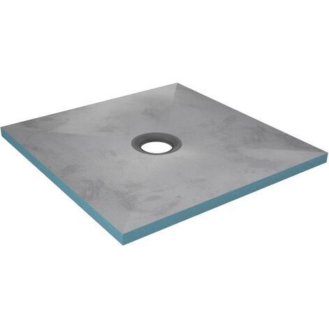 MARWELL Duschelement PLANO 90x90x4 cm - befliesbare Duschwanne - befliesbare Duschtasse - befliesbar (1/5)