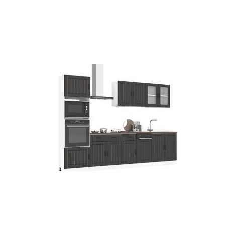 Ensemble d'armoires de cuisine 7 pcs Kalmar bois d'ingénierie (1/5)