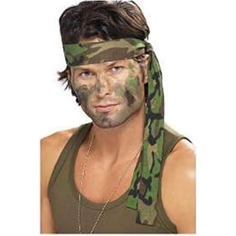 Army Headband - Camouflage - 150cm x 4cm - 35418