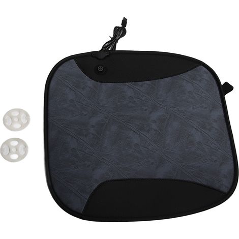 Coussin chauffant USB 45 x 46 cm en fibre de nickel haute densité, idéal pour stade, bureau, maison ou siège auto.