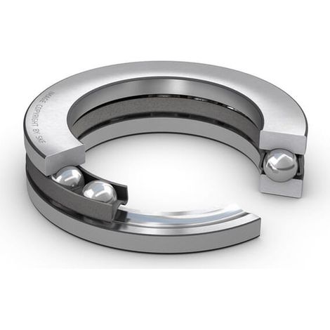 Roulement à rouleaux sphériques axiaux 51312 ID 60mm AD 110mm B.35mm SKF (1/2)