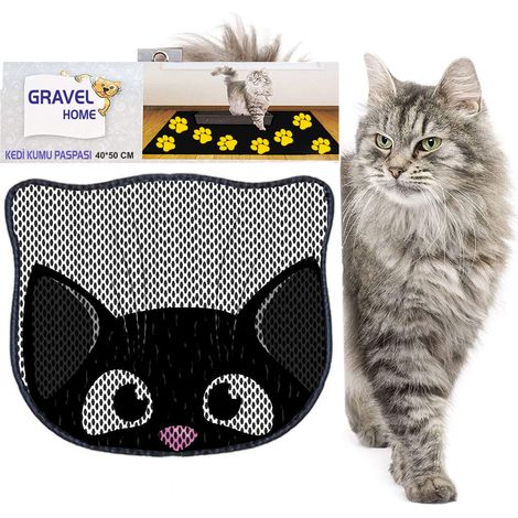 Protector de suelo para arena para gatos Mat Multicolor (1/3)