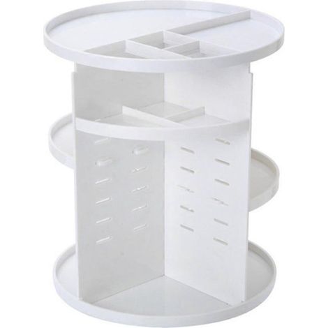 Organisateur de maquillage rotatif, boîte de rangement rotative à 360° pour cosmétiques, organisateur de rouge à lèvres (1/4)