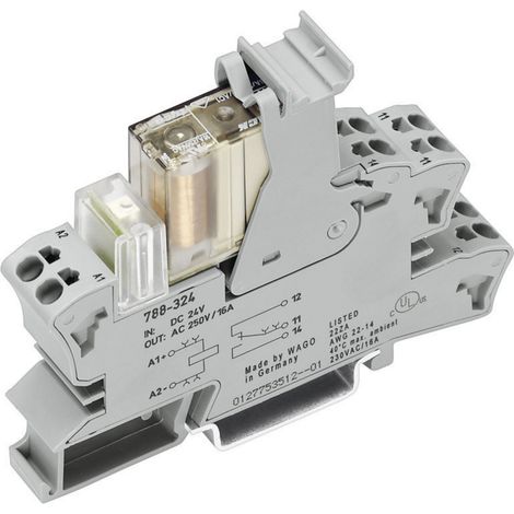Sicherheitsrelais 788-384 WAGO Betriebsspannung: 24 V/DC 2 Wechsler (B x H x T) 15 x 64 x 86 mm  1 S