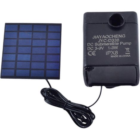 Pompes à eau solaires adaptées aux bassins et aux abreuvoirs pour oiseaux pompes à fontaines extérieures à énergie solaire haute performance. (1/5)