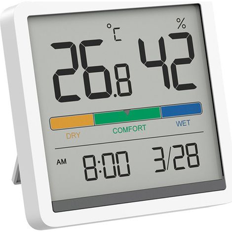 Kleines Innenthermometer, Kühlschrank-Ersatzteile, hochpräzises Hygrometer, Temperatur- und Feuchtigkeitsmonitor, digitales Innenhygrometer für mehr Komfort