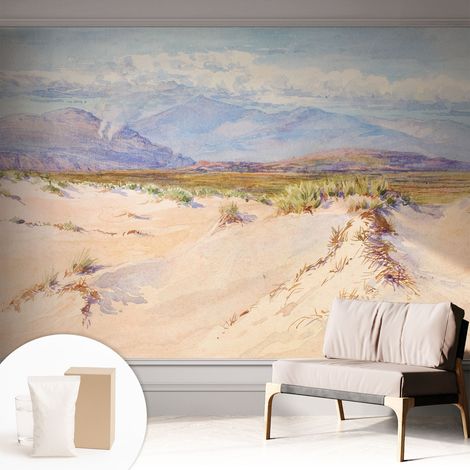 Tapete Vliestapete mit Kleber - Fototapete mit Motiv - Wandtapete modern - Wandgestaltung Wüstenlandschaft 312x219 cm (1/5)