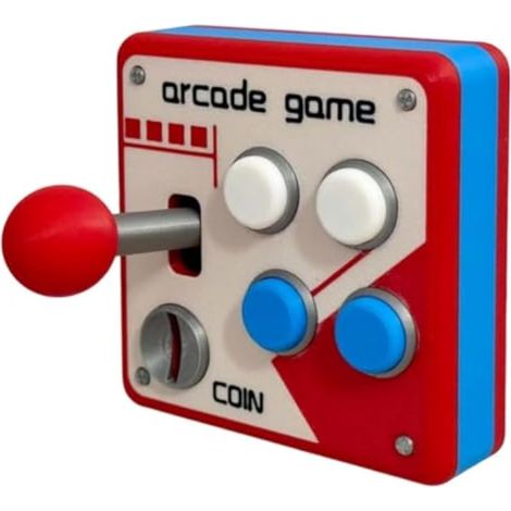 Cache-interrupteur rétro arcade, décoration murale vintage (1/5)