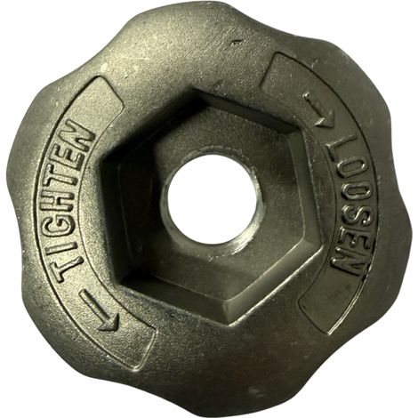 Ecrou aluminium pour Tête fil Débroussailleuse (1/3)