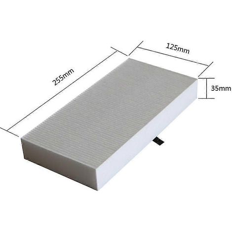 Ersatz-HEPA-Filter für U-Luftreiniger, kompatibel mit den Modellen FRF102B, HRF201B und HHT290.