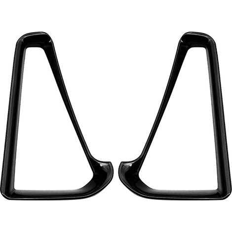 Cadre de protection pour feu antibrouillard arrière modifié Noah/Voxy série 80, cadre décoratif brillant noir (1/5)