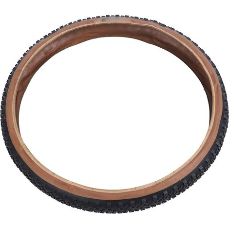 27,5 x 2,20 Zoll, rutschfester Fahrradreifen aus Gummi, für Mountainbikes, Rennräder und Falträder. Ersatzreifen, schwarz-gelb. (1/5)