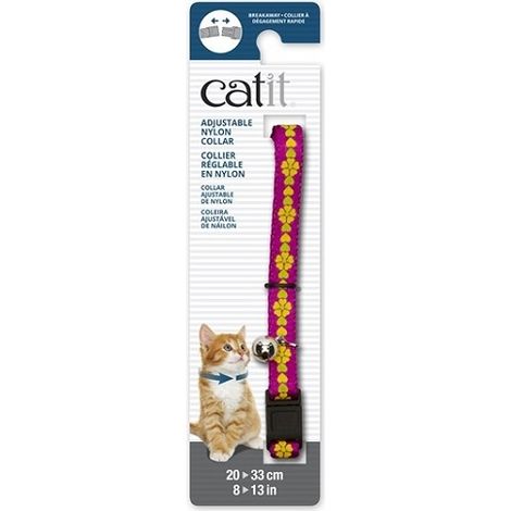 Catit Collar Breakay, Rosa con fiori