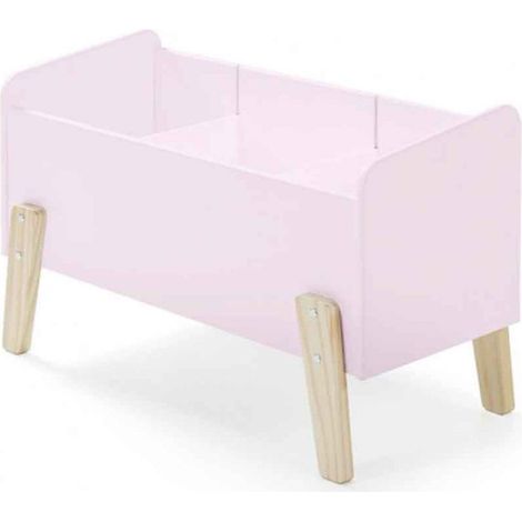 Coffre à Jouets "Kiddy" 80cm Rose