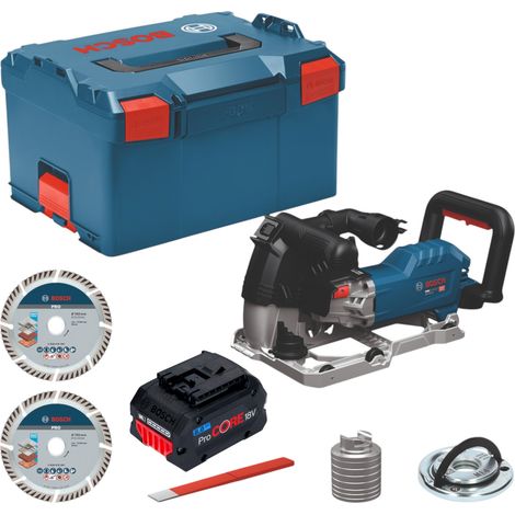 Bosch GNF 18V-40 Akku Mauernutfräse 18 V 40 mm Brushless + 1x ProCORE Akku 8,0 Ah + L-Boxx - ohne Ladegerät