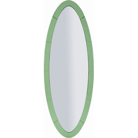 Specchio da parete in legno verde, 55x2x150 cm – Oslo (1/5)