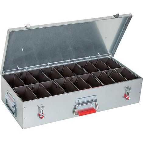 Coffret de raccords, galvanisés, petits - 580 x 270 x 125