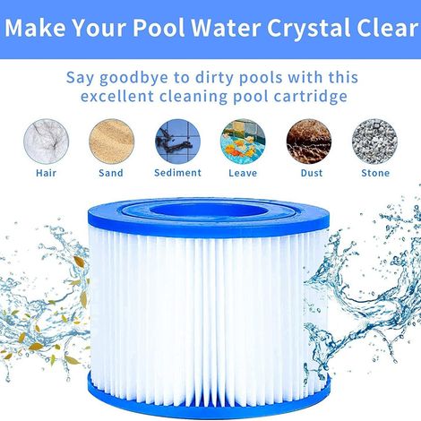 Amazon Lay-Z-Spa VI Ersatzfilterkartusche, kompatibel mit 90352E, 58323E und 90427E. (1/5)
