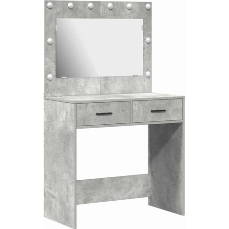 Maison Exclusive - Schminktisch Beton Grau 78,5 x 41 x 135 cm Hol
