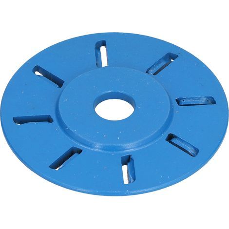 Meuleuse d'angle disque de sculpture sur bois fraise à 8 dents pour couper le polissage façonnage bleu (1/5)