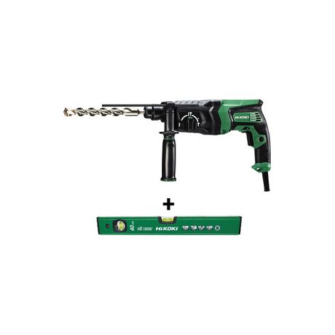 HIKOKI/HITACHI TASSELLATORE DH26PC2 830W 2,9J + PUNTE + LIVELLA