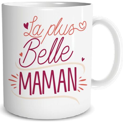 Mug en céramique La Plus Belle Maman, 33 cl (1/5)