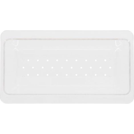 Corbeille à déchets VB 832300 en plastique transparent